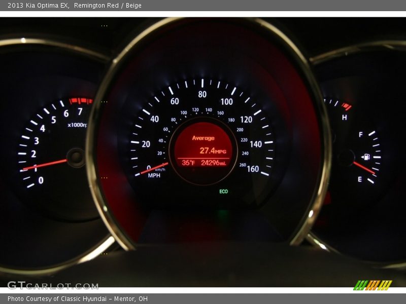 Remington Red / Beige 2013 Kia Optima EX