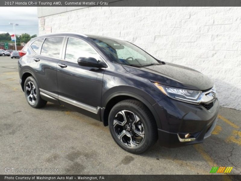 Gunmetal Metallic / Gray 2017 Honda CR-V Touring AWD