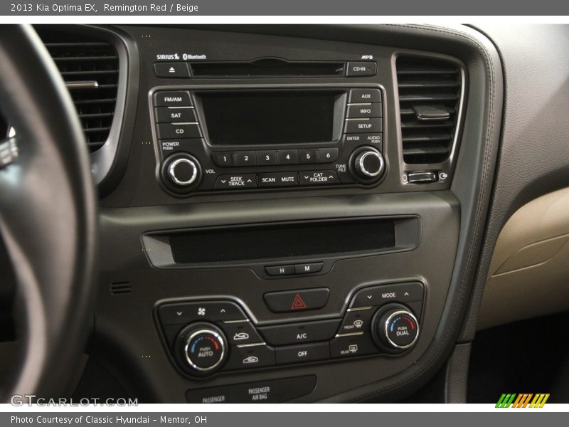 Remington Red / Beige 2013 Kia Optima EX