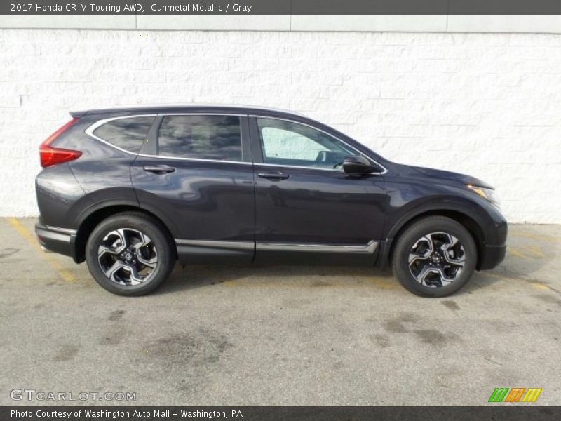 Gunmetal Metallic / Gray 2017 Honda CR-V Touring AWD