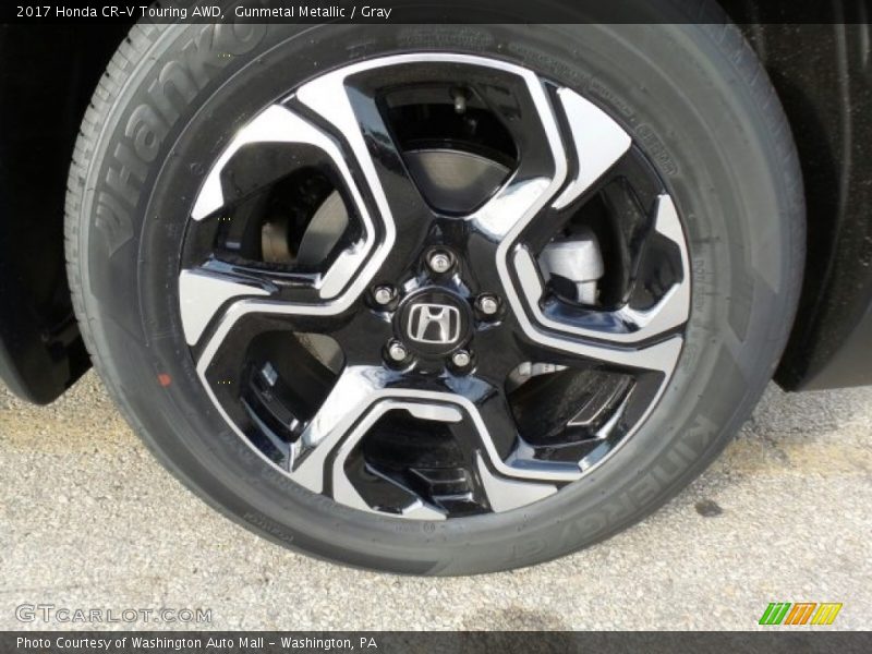Gunmetal Metallic / Gray 2017 Honda CR-V Touring AWD