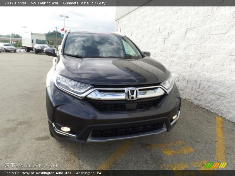 Gunmetal Metallic / Gray 2017 Honda CR-V Touring AWD