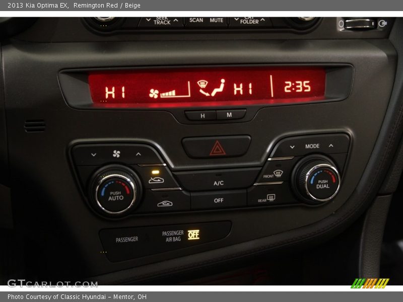 Remington Red / Beige 2013 Kia Optima EX