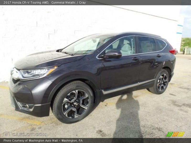 Gunmetal Metallic / Gray 2017 Honda CR-V Touring AWD
