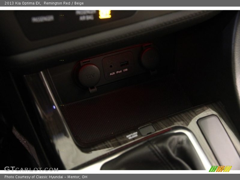 Remington Red / Beige 2013 Kia Optima EX