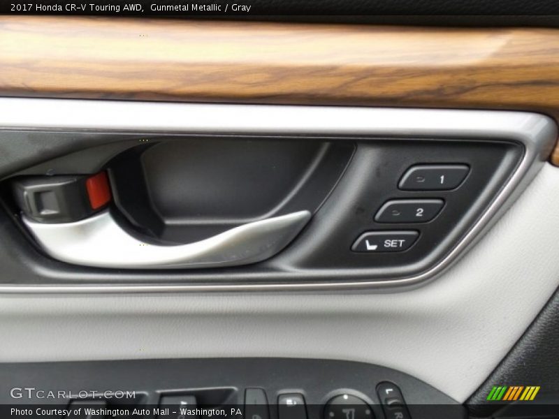 Gunmetal Metallic / Gray 2017 Honda CR-V Touring AWD