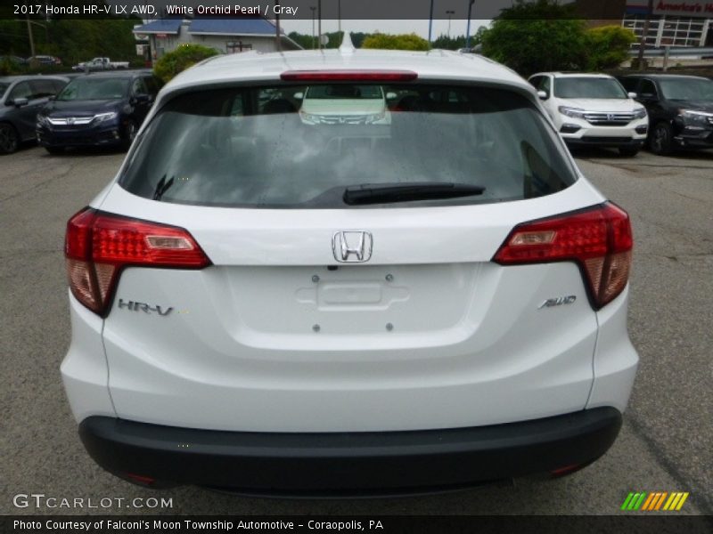 White Orchid Pearl / Gray 2017 Honda HR-V LX AWD