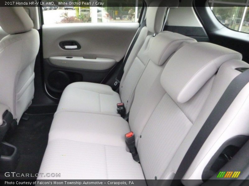 White Orchid Pearl / Gray 2017 Honda HR-V LX AWD