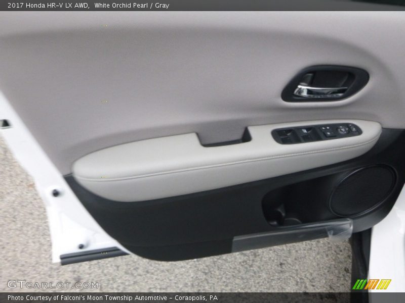 White Orchid Pearl / Gray 2017 Honda HR-V LX AWD