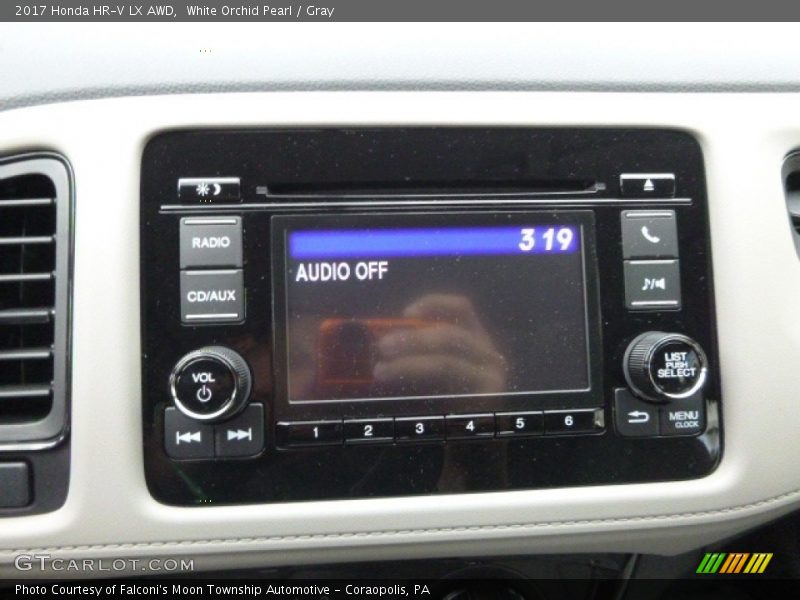 White Orchid Pearl / Gray 2017 Honda HR-V LX AWD