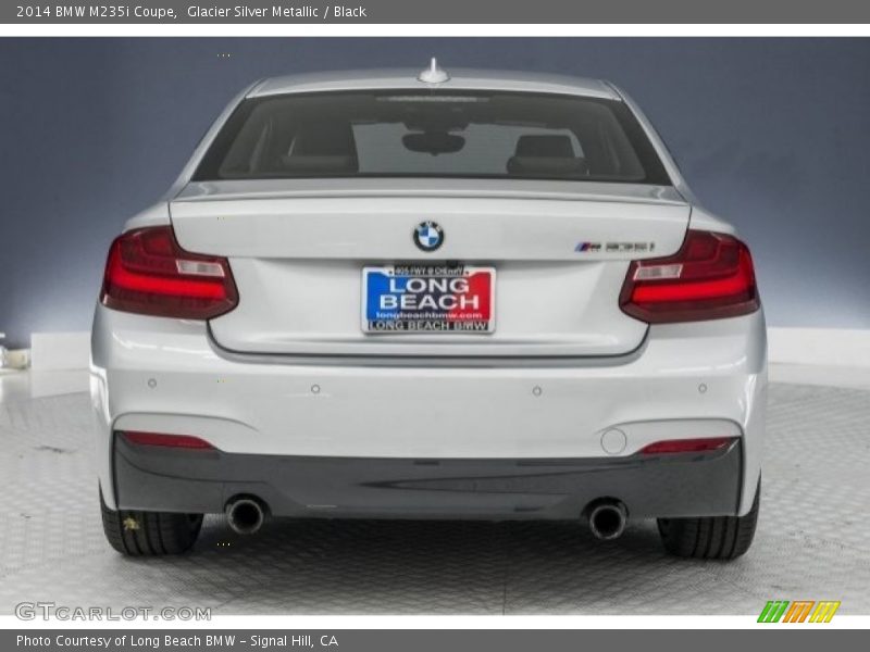 Glacier Silver Metallic / Black 2014 BMW M235i Coupe