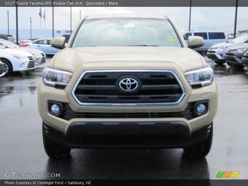 Quicksand / Black 2017 Toyota Tacoma SR5 Double Cab 4x4