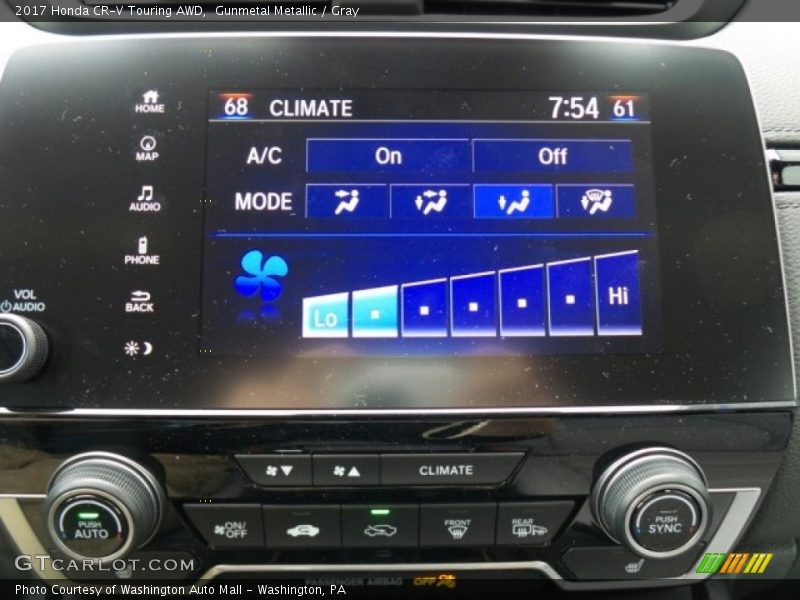 Gunmetal Metallic / Gray 2017 Honda CR-V Touring AWD
