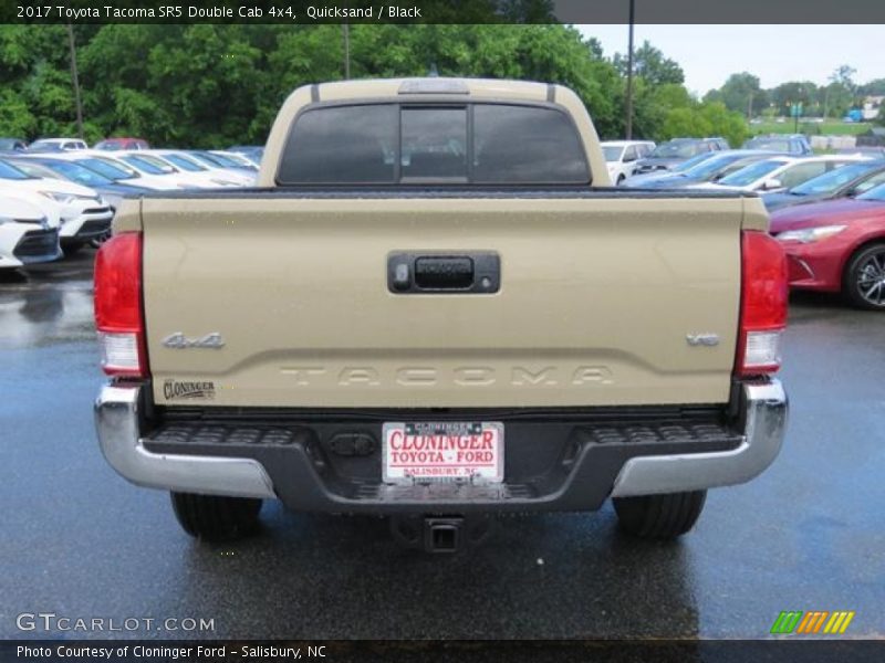 Quicksand / Black 2017 Toyota Tacoma SR5 Double Cab 4x4