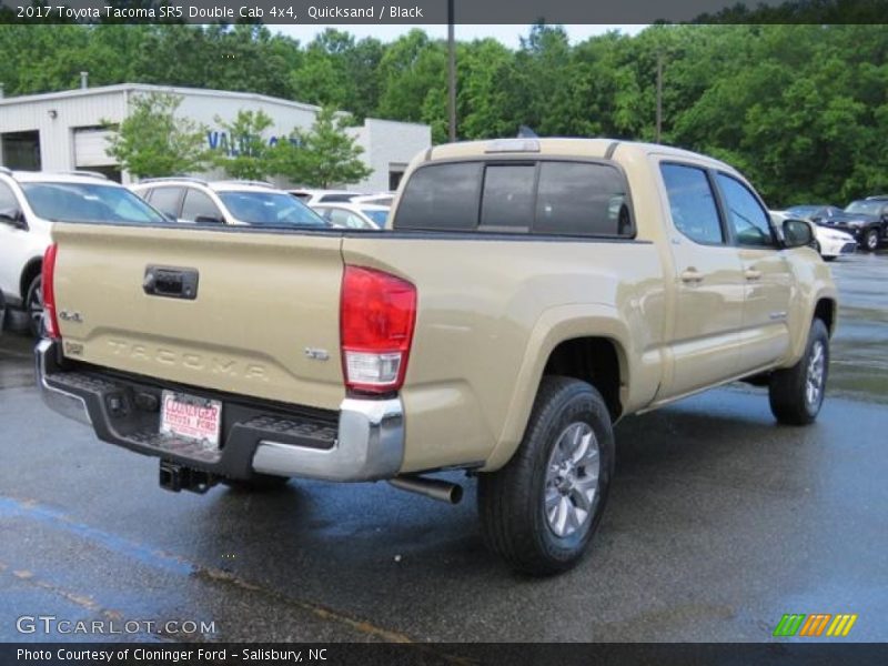 Quicksand / Black 2017 Toyota Tacoma SR5 Double Cab 4x4