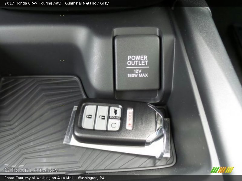 Gunmetal Metallic / Gray 2017 Honda CR-V Touring AWD