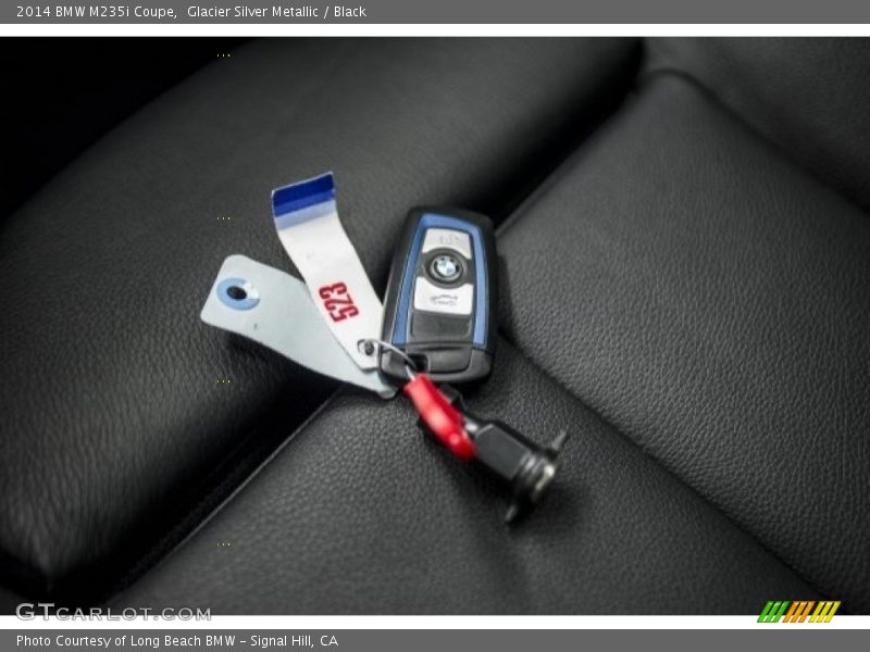 Glacier Silver Metallic / Black 2014 BMW M235i Coupe