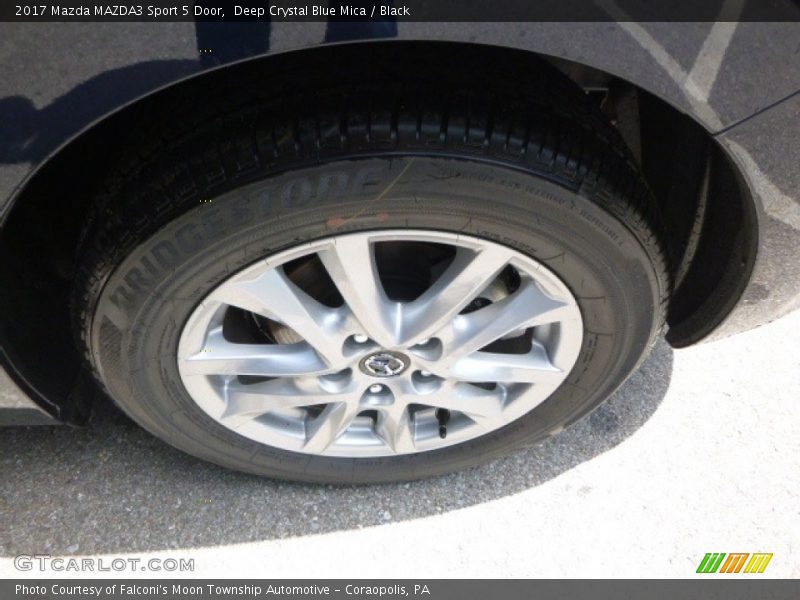Deep Crystal Blue Mica / Black 2017 Mazda MAZDA3 Sport 5 Door