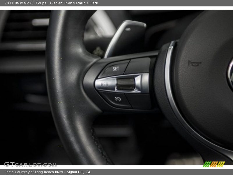 Glacier Silver Metallic / Black 2014 BMW M235i Coupe