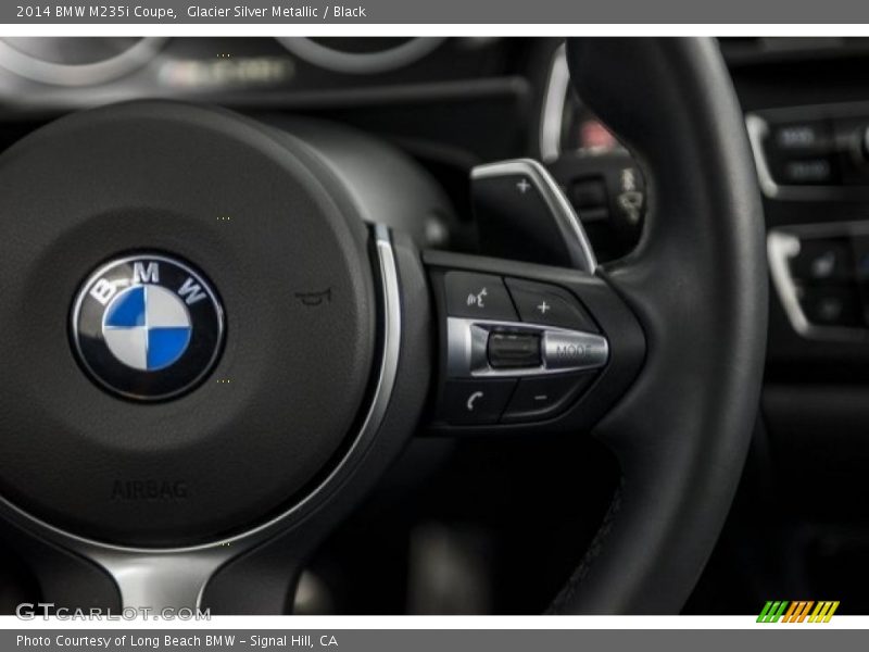 Glacier Silver Metallic / Black 2014 BMW M235i Coupe