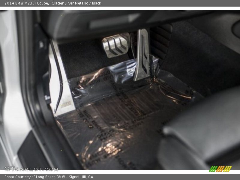 Glacier Silver Metallic / Black 2014 BMW M235i Coupe