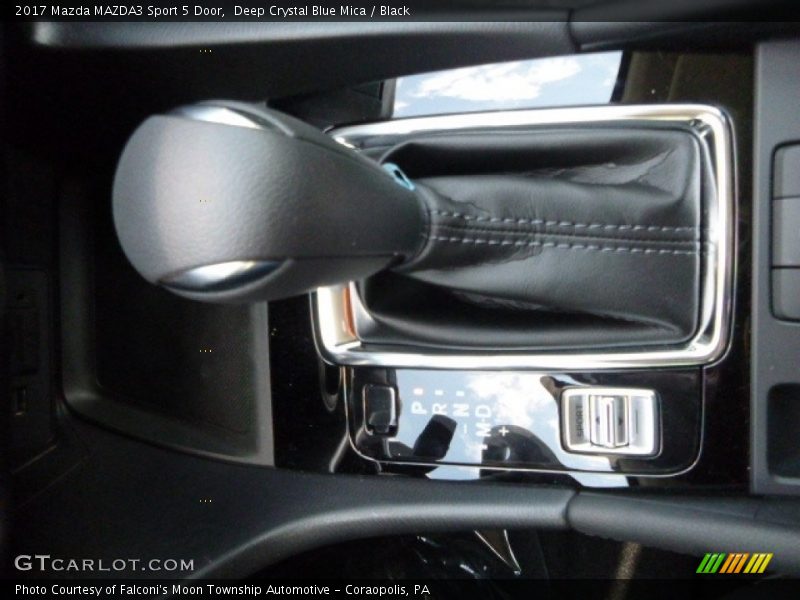 Deep Crystal Blue Mica / Black 2017 Mazda MAZDA3 Sport 5 Door