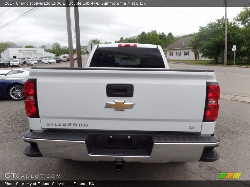 Summit White / Jet Black 2017 Chevrolet Silverado 1500 LT Double Cab 4x4