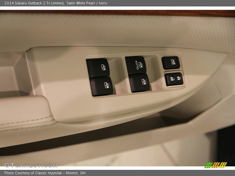 Satin White Pearl / Ivory 2014 Subaru Outback 2.5i Limited