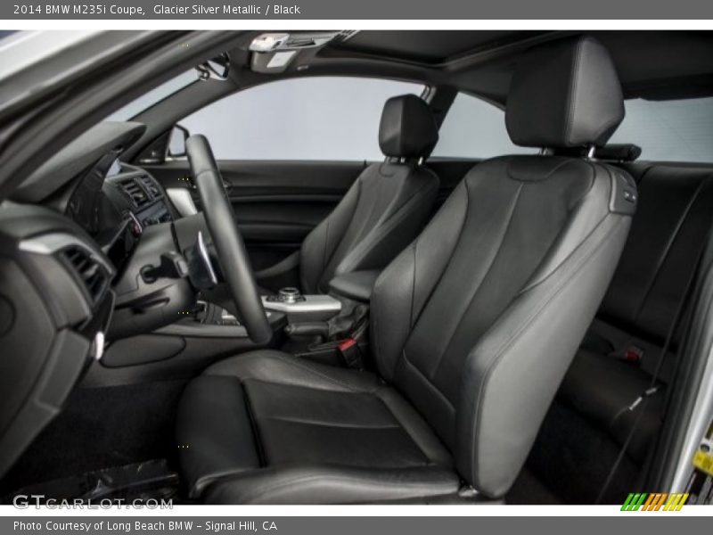 Glacier Silver Metallic / Black 2014 BMW M235i Coupe