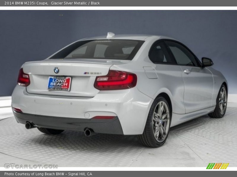 Glacier Silver Metallic / Black 2014 BMW M235i Coupe