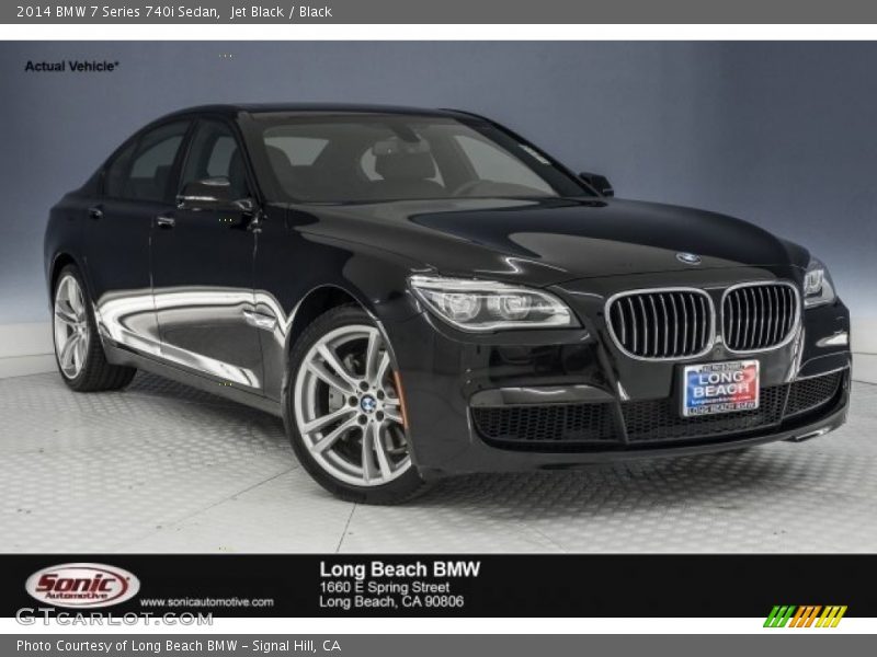 Jet Black / Black 2014 BMW 7 Series 740i Sedan
