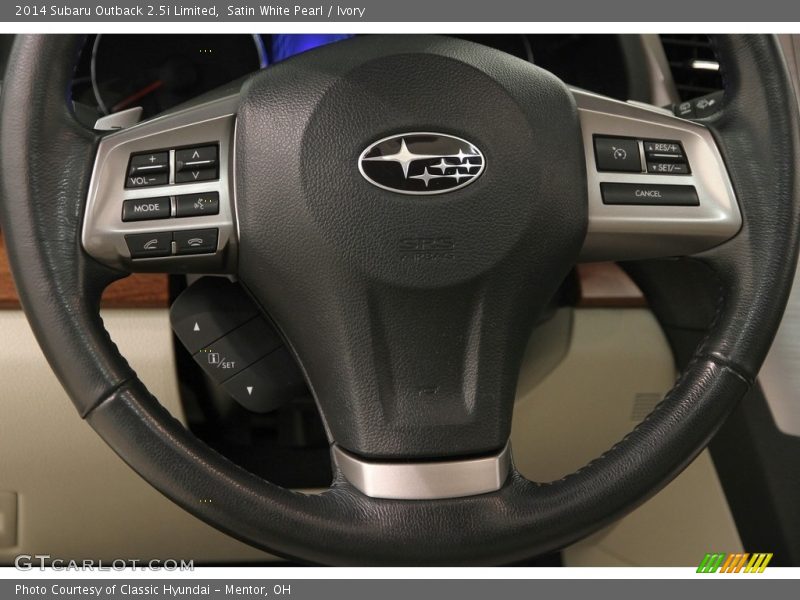  2014 Outback 2.5i Limited Steering Wheel