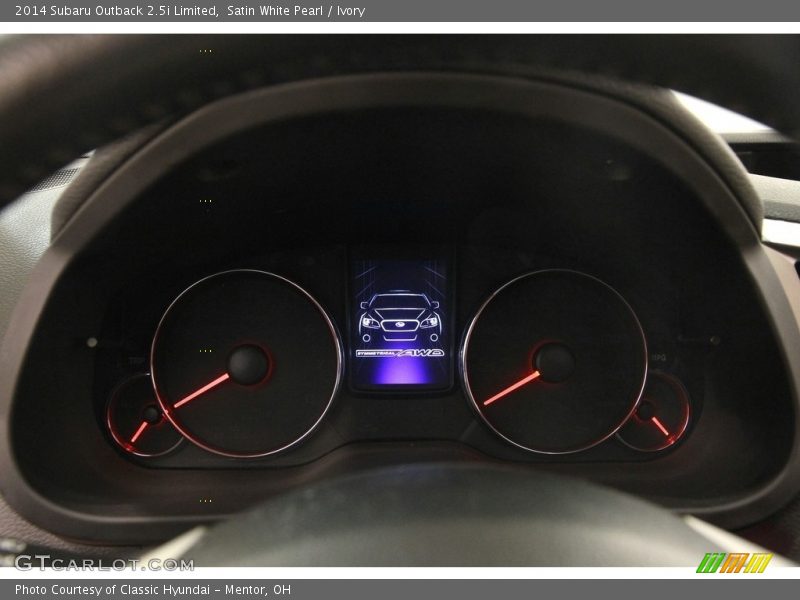 Satin White Pearl / Ivory 2014 Subaru Outback 2.5i Limited