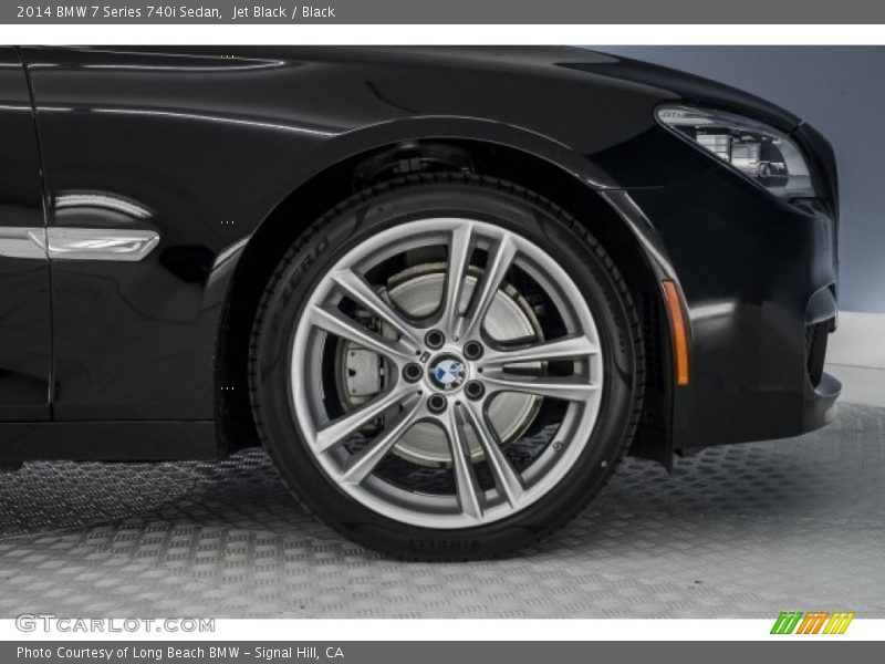 Jet Black / Black 2014 BMW 7 Series 740i Sedan