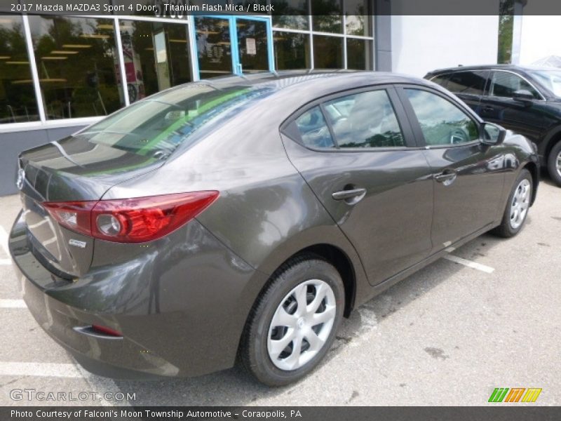 Titanium Flash Mica / Black 2017 Mazda MAZDA3 Sport 4 Door