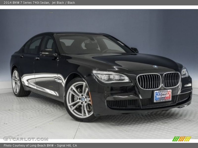 Jet Black / Black 2014 BMW 7 Series 740i Sedan
