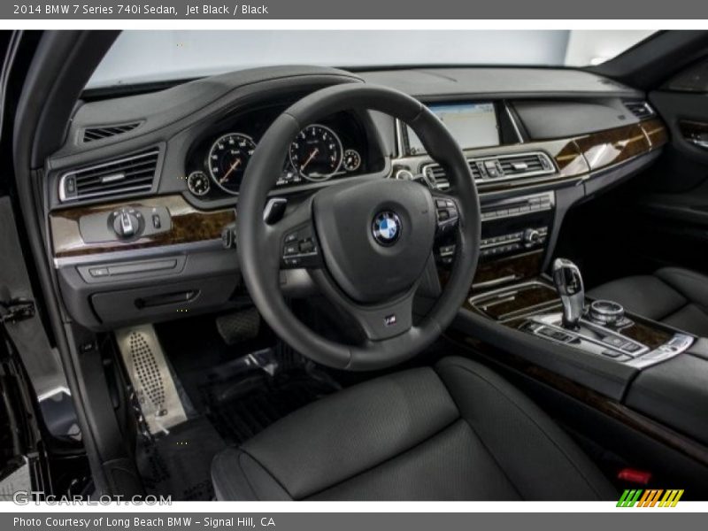 Jet Black / Black 2014 BMW 7 Series 740i Sedan
