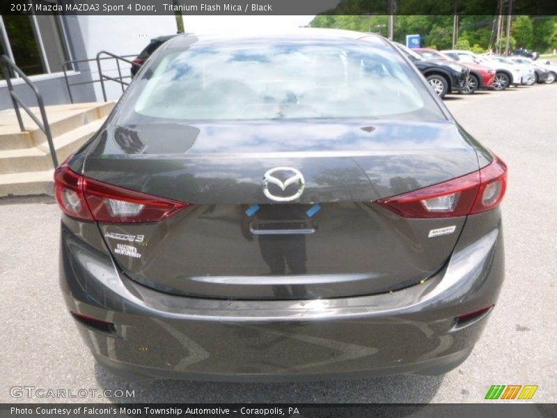 Titanium Flash Mica / Black 2017 Mazda MAZDA3 Sport 4 Door