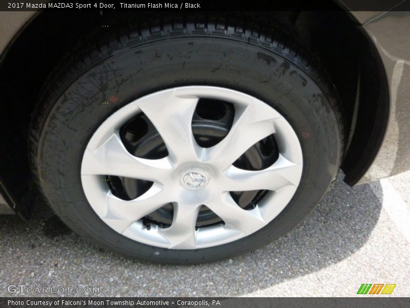 Titanium Flash Mica / Black 2017 Mazda MAZDA3 Sport 4 Door