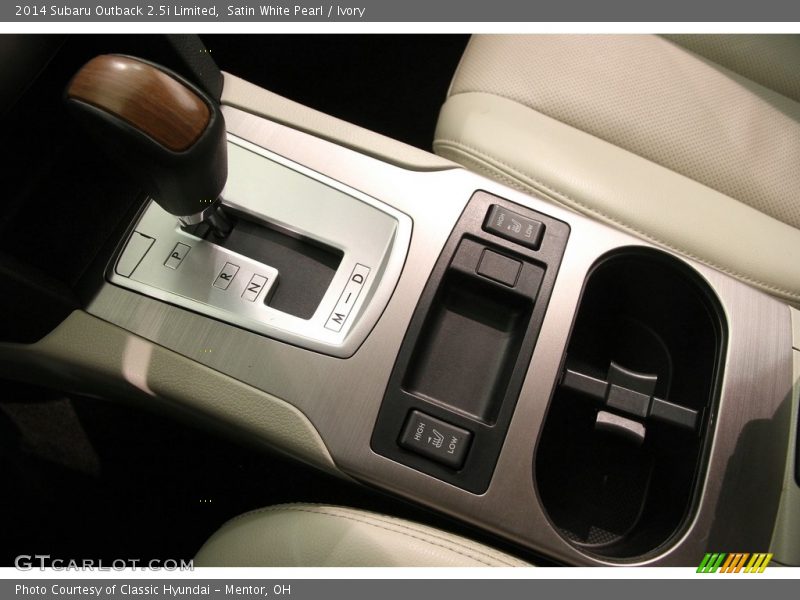 Satin White Pearl / Ivory 2014 Subaru Outback 2.5i Limited