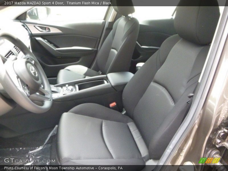 Titanium Flash Mica / Black 2017 Mazda MAZDA3 Sport 4 Door