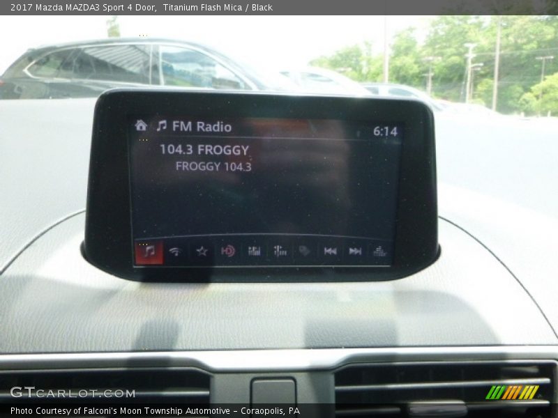 Titanium Flash Mica / Black 2017 Mazda MAZDA3 Sport 4 Door