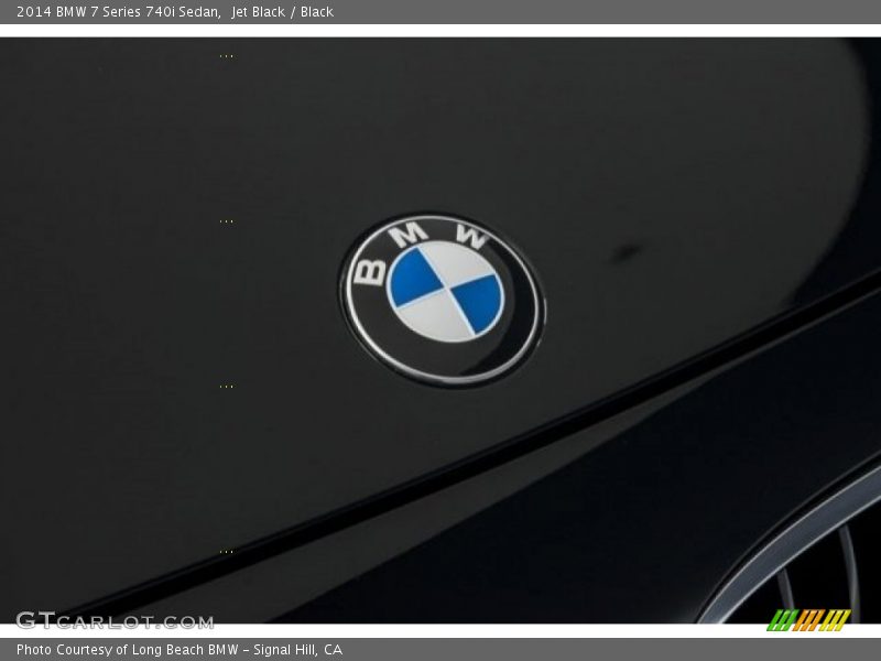 Jet Black / Black 2014 BMW 7 Series 740i Sedan