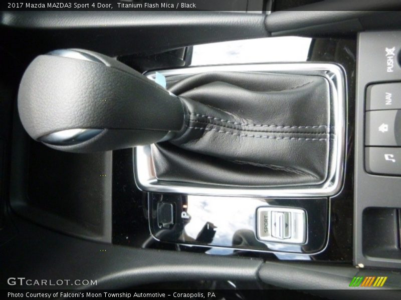 Titanium Flash Mica / Black 2017 Mazda MAZDA3 Sport 4 Door