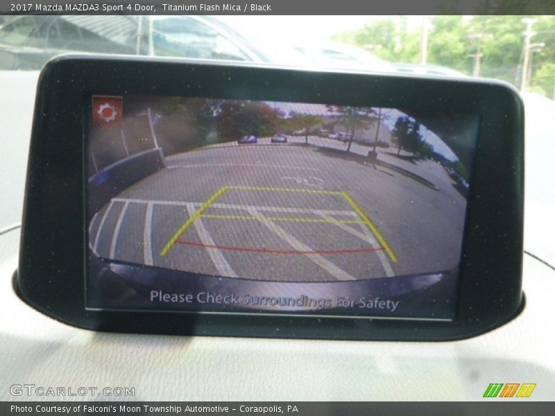 Titanium Flash Mica / Black 2017 Mazda MAZDA3 Sport 4 Door