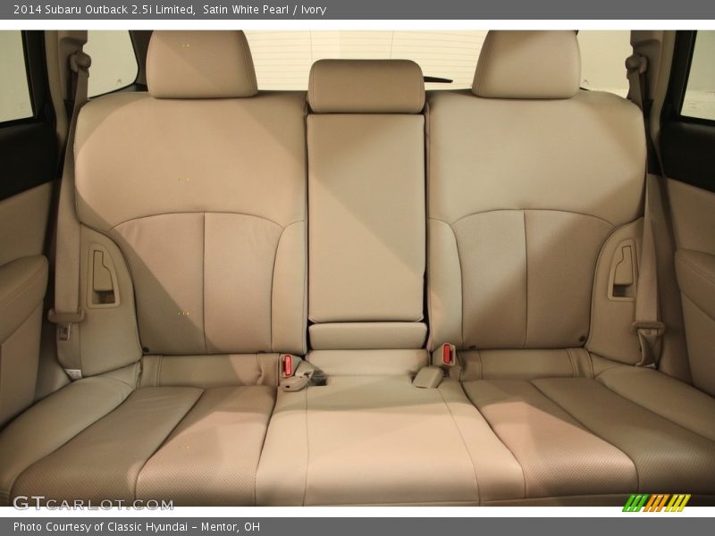 Satin White Pearl / Ivory 2014 Subaru Outback 2.5i Limited