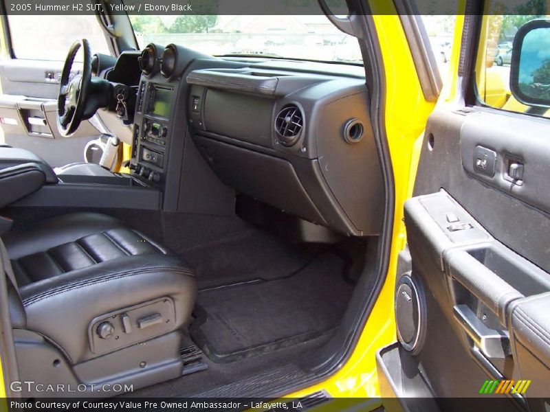 Yellow / Ebony Black 2005 Hummer H2 SUT