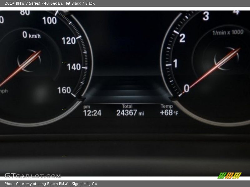 Jet Black / Black 2014 BMW 7 Series 740i Sedan