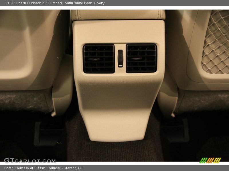 Satin White Pearl / Ivory 2014 Subaru Outback 2.5i Limited