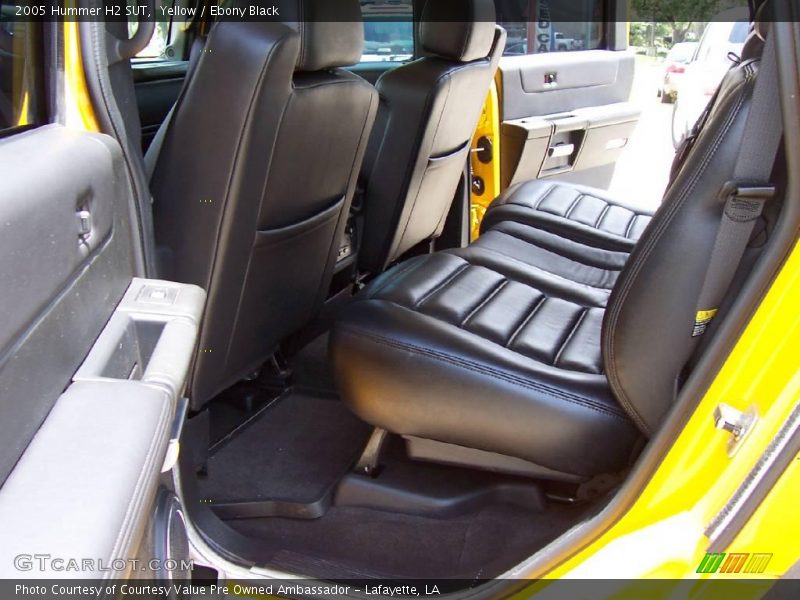 Yellow / Ebony Black 2005 Hummer H2 SUT
